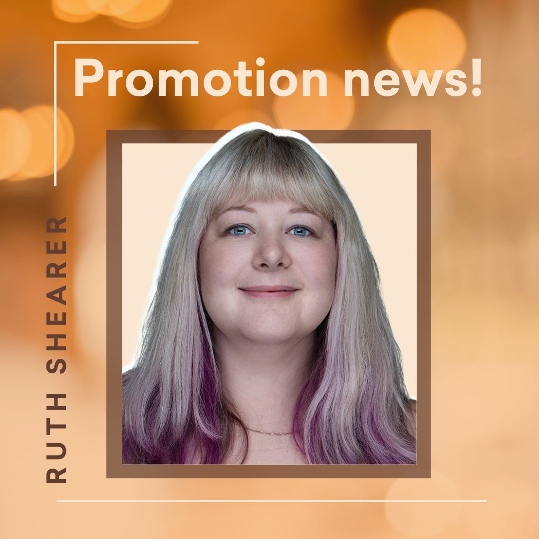 Ruth Shearer's big promotion!